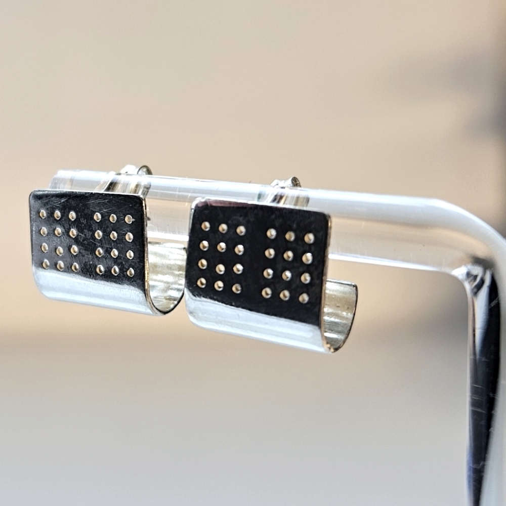 Sterling Silver Hoop Earring studs NEW!